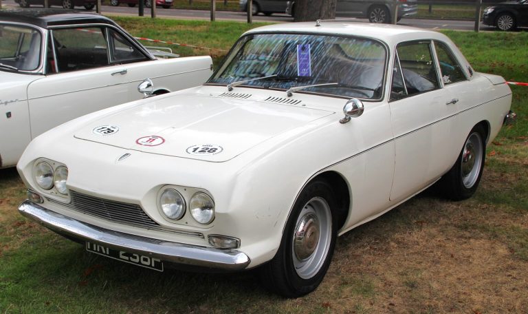 A Reliant Scimitar GT taken at Hampton Court Concours 2022.