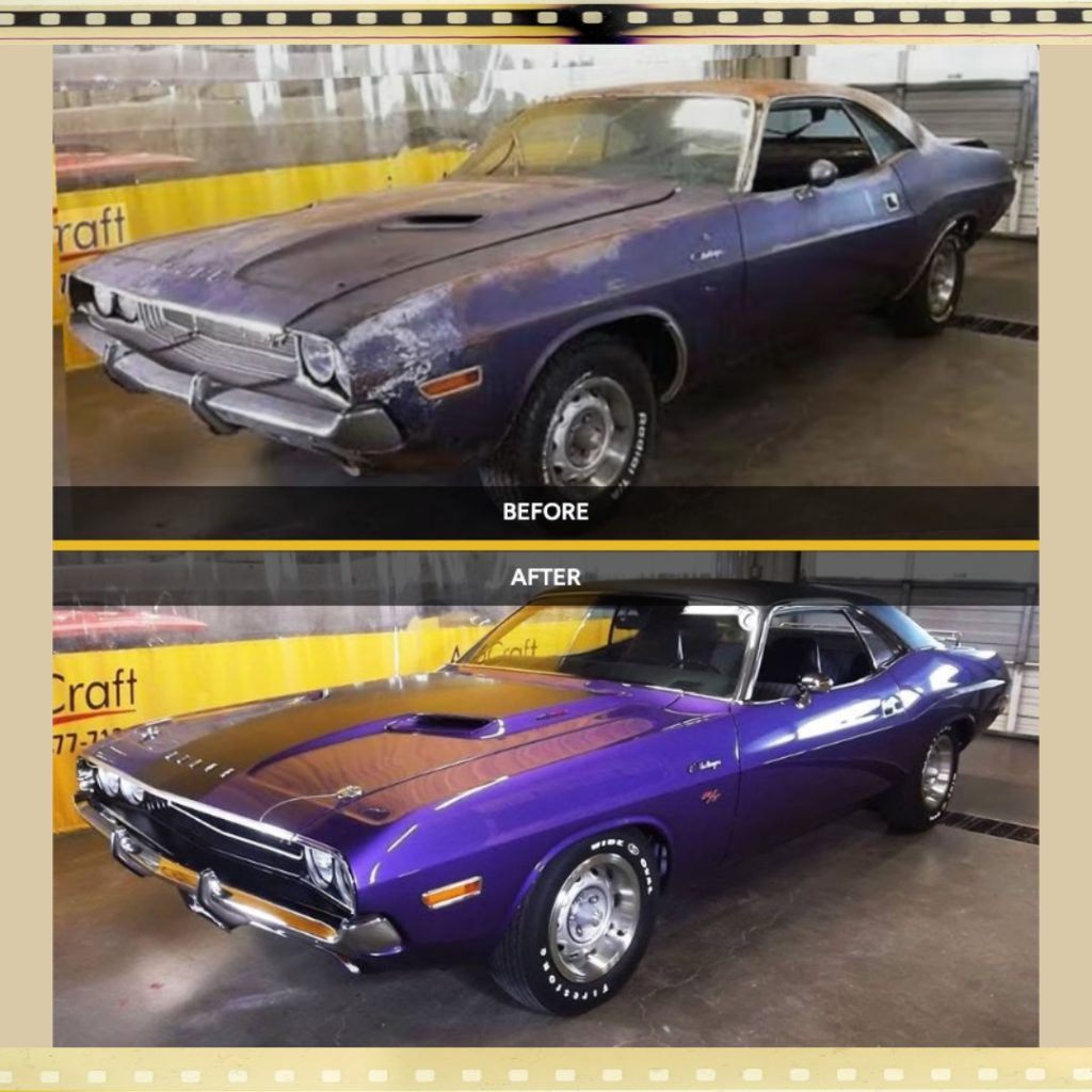 Then and Now Classic Car Photos: Frame, Size and Share Them for Free